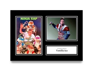 Vanilla Ice Signed A4 Photo Autograph Card Ice Ice Baby Gift Display Memorabilia - Picture 1 of 5