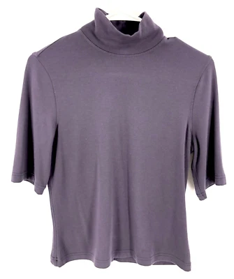 Top Kit & Ace The Base manga corta cuello alto mujer talla S lana modal elástico Foto 1 de 4