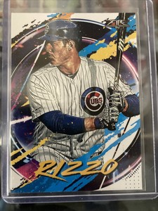 2020 Topps Fire Anthony Rizzo #6 - Chicago Cubs Base