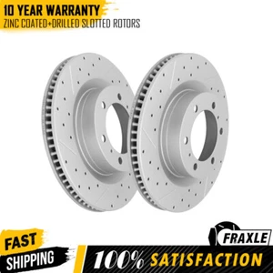 Front Drilled Slotted Brakes Rotors For 2010 - 2021 Lexus Gx460 Toyota 4runner - Foto 1 di 5