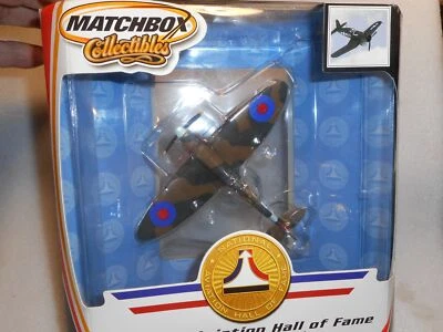Matchbox Supermarine MK1A Spitfire Diecast Airplane & Stand Lt Col Dunn 1/72 - Image 1 of 4