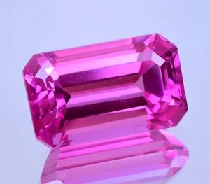 Natural Pink Ruby 42.90 Ct Emerald Certified Flawless Loose Gemstone From Mogok - Picture 1 of 7