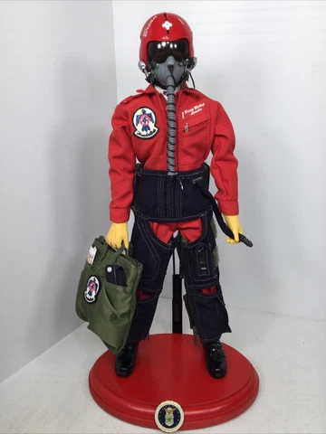 1/6 DRAGON USAF THUNDERBIRDS FIGHTER PILOT F-16 FALCON TOPGUN RC BBI 21ST CENT Cover