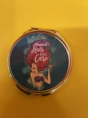 Disney Parks The Little Mermaid  “Mermaid hair don’t Care” Dual Mirror Compact - Image 1 of 2