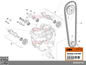 Husqvarna CamchainTE/TC/SMR 510 -1995-2010 (96 Link chain) 8B0035794 - Bild 1 von 3