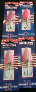 steel head extra heavy spoon steelhead. DoubleXtackle (pack of 4) - Picture 1 of 2