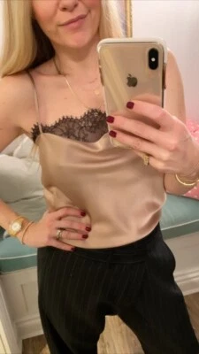 Cami NYC Romy Cami Camisole Tank Lace Silk XS - Image 1 of 4