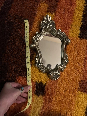 Mid Century Modern Turner Wall Accessory Mirror A644 Bronze gold Tone Cover