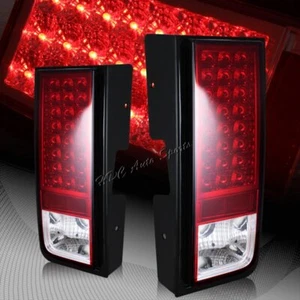 Luces traseras LED de freno trasero para Hummer H2 2003-2009 cromo rojo/lente transparente - Imagen 1 de 5