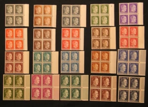 D. Reich, Adolf Hitler Aufdruck " Ukraine " Nr. 1-20 im VBL ** Seitenrand rechts - Imagen 1 de 2