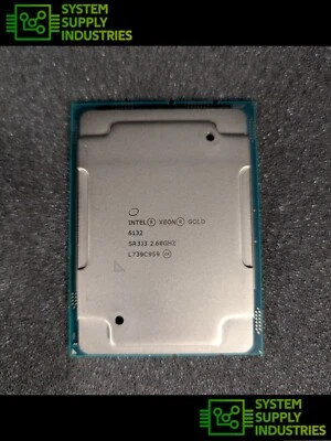 Intel Xeon Gold 6132 14 Core 2.60GHz 19.25MB 140W CPU Processor SR3J3 - Image 1 of 3