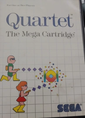 Quartet (1987) Sega Master System (Modul Manual Box) working 8-bit classic CIB - Bild 1 von 3