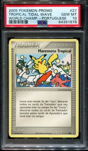 Pokemon 2022 Portugues S-P World Championships SWSH296 Champions Festival  PSA 10