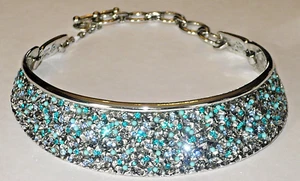 Clara Kasavina seltener russischer Designer New York Choker Halskette Galaxie & Sterne - Bild 1 von 14