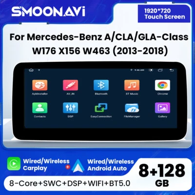 Für Mercedes Benz GLA/G/A/CLA C117 W176 X156 12,3" Android 14 Autoradio GPS DAB+ - Bild 1 von 4
