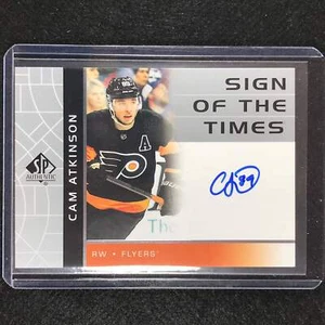 2022-23 SP Authentic NHL CAM ATKINSON 2002-03 Retro Sign of the Times Auto #AT - Picture 1 of 1
