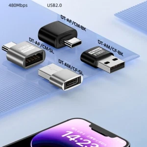 Versatile USB C to USB Male to Female Converter for Convenient Compatibility - Picture 1 of 12