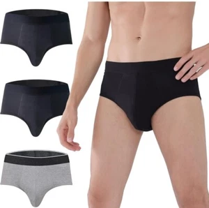 Herren XL Waschbar Super Saugfähig Harninkontinenz Unterwäsche Slips 3er Pack - Bild 1 von 11