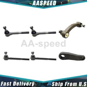 For 1996 GMC G3500 Front Pitman Arm Idler Arm Inner Outer Tie Rod End Mevotech