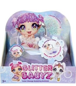 Glitter Babyz Color Change Bubbling Bathtub Real working shower head & Bathtub - Picture 1 of 2