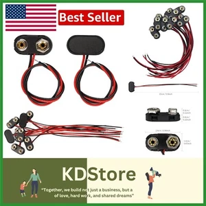 Conectores de batería personalizables tipo T 10PK 9V para experimentos y reparaciones - Imagen 1 de 9
