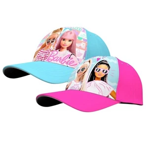 Doppelpack Barbie Mädchen Mütze Cap Caps  Baseballcap Schirmmütze Gr. 52/54 pink - Bild 1 von 1