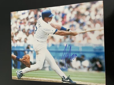 Dodgers Greg Gagne assinado 8x10 com certificado de autenticidade - Imagem 1 de 4