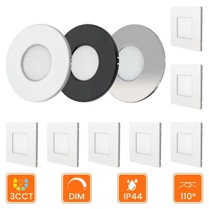 0.5W/1.5W/2.5W LED Treppenbeleuchtung Treppenleuchte Stufenlicht Nachtlicht 230V - Bild 1 von 17