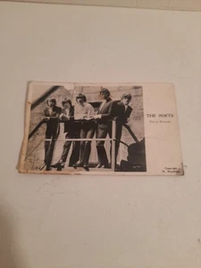 The Poets Decca Records Signed X5 Post Card 1960s Music - Picture 1 of 5