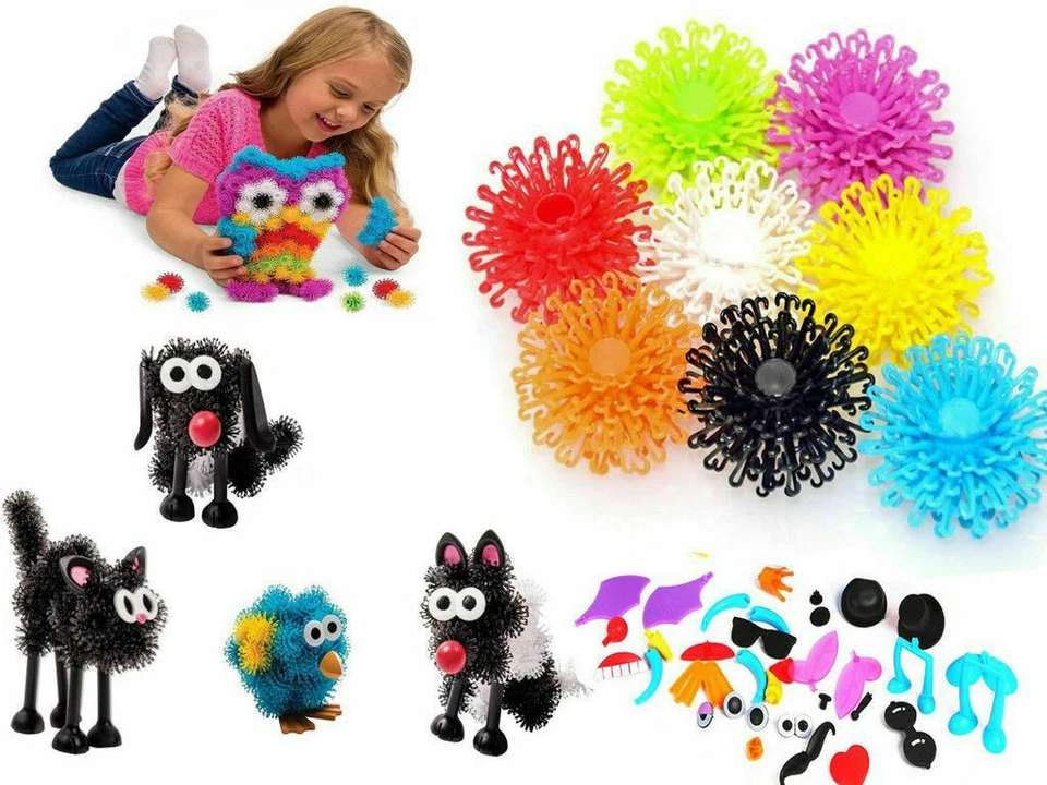 Mega paquete de creatividad 1600 piezas Bunchems niños jugar brilla en la oscuridad - Imagen 1 de 1