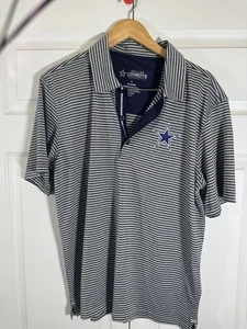 Dallas Cowboys Mens Polo Shirt Size Large all polyester - Picture 1 of 6