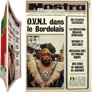 Nostra n°302 1978 Magazine actualité mystérieuse Indiens Yaquis Ovni Louis XVII - Imagen 1 de 14
