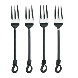Gourmet Settings (GS) Twist & Shout 7 1/2" Salad Fork (Set of Four) - Picture 1 of 4