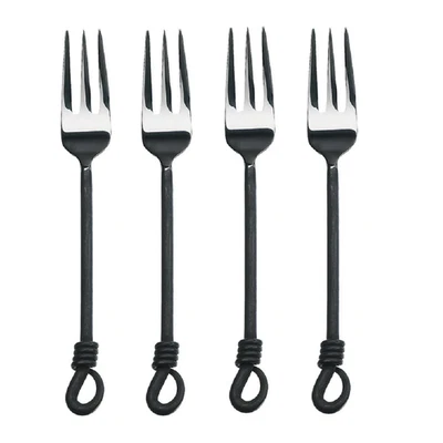 Gourmet Settings (GS) Twist & Shout 7 1/2" Salad Fork (Set of Four)