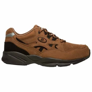 Propet Stability Walker Walking Mens Brown Sneakers Athletic Shoes M2034-CBN - Picture 1 of 7