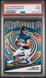 PSA 9 MINT Trevor Lawrence 2021 Panini Instant #S10 Rookie Card Supernova - Picture 1 of 1