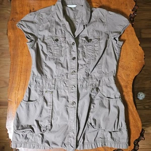Marks & Spencer Vest Vintage Cargo/Utility Womens Sz L  Aventurecore - Picture 1 of 8