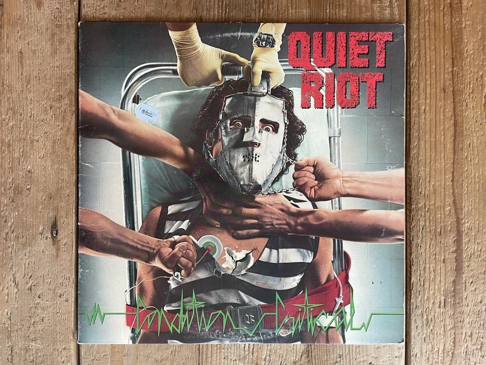 Quiet Riot: Condition Critical vinyl LP VG 1984 Pasha QZ 39516 Kevin DuBrow - Image 1 of 4