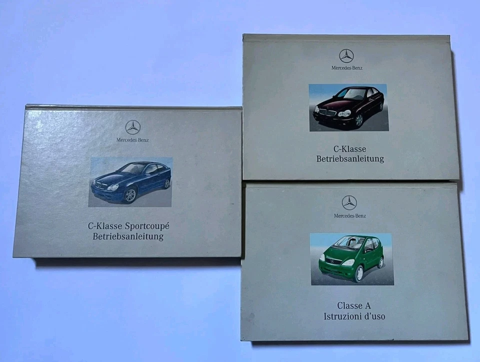 Manuali Uso e Manutenzione Mercedes Collezione Stock 3 PZ - Immagine 1 di 1