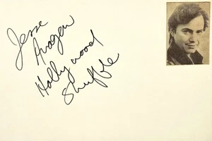 JESSE ARAGON Signed Autograph 4"x 6" INDEX CARD Street Asylum HOLLYWOOD SHUFFLE - Picture 1 of 6