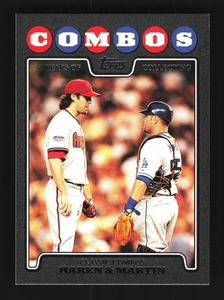 Actualización Topps Haren/Martin D-Backs/Dodgers 2008 negro #UH88 SN/57 - Imagen 1 de 2