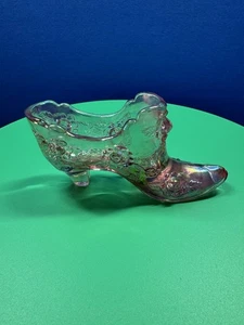 Zapatilla vintage Fenton cristal rosa rosa - Imagen 1 de 7