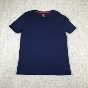 Polo Ralph Lauren T-Shirt Supreme Comfort Mens Large Blue Solid Short Sleeve - Picture 1 of 12