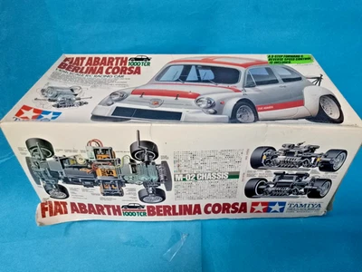 TAMIYA  FIAT ABARTH BERLINA 1000 TCR  SCATOLA VUOTA  scala 1:10 58158  RC - Immagine 1 di 4