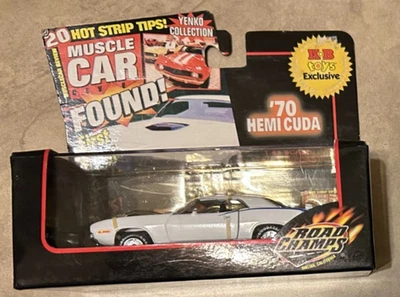 Plymouth Hemi Cuda 1970 blanco Road Champs 1:43 diecast nuevo en caja Foto 1 de 2