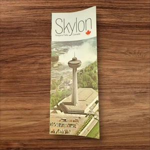 Folleto de viaje Skylon Souvenir Tour Póster de viaje Cataratas del Niágara Canadá de colección - Imagen 1 de 2