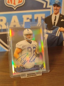 2013 Topps Chrome Football Björn Werner RC #47 Prizm Colts NFL Auto on Card /150 - Bild 1 von 2