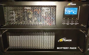 USV UPS 19" 6kVA 1PH + Batteriebox (leer) parallelfähig - Bild 1 von 10