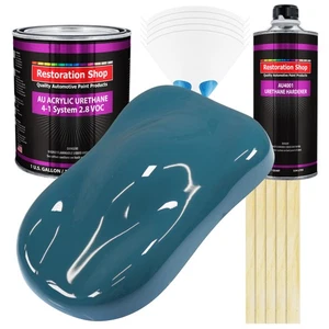 Restoration Shop Medium Blue Acrylic Urethane Gallon Kit Auto Paint - Picture 1 of 5