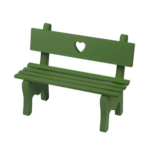 Silla Madera Adornos Patio Muebles Accesorios Casa Muñecas Jardín - Imagen 1 de 8